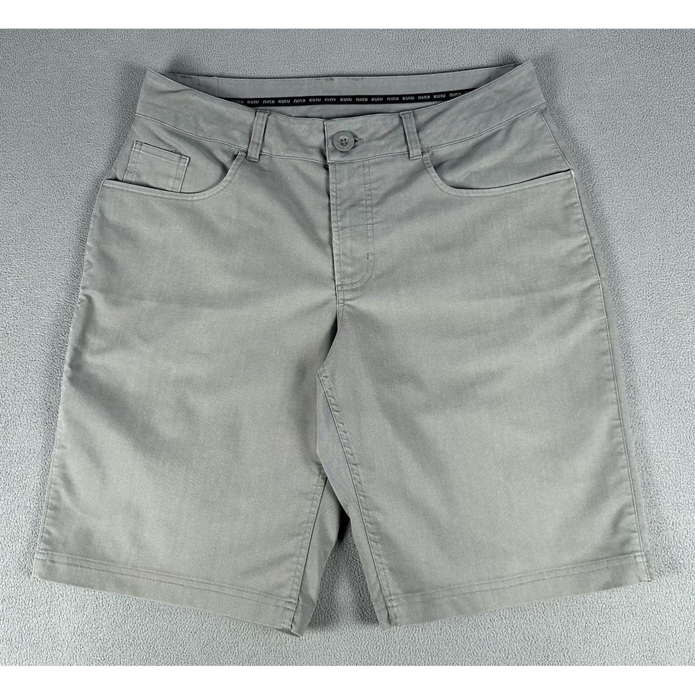 Kuiu Shorts Mens 34 Grey Cordura Tech Hiking Hunting Outdoor Utility